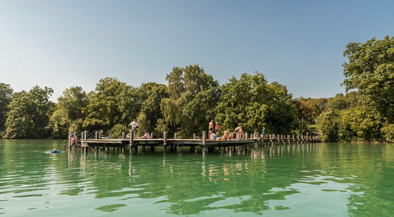 Hotel Mutz Garni Inning am Ammersee Buitenkant foto